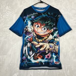 Med GREEN HERO SHIRT By In Yo Face Art Made In USA anime